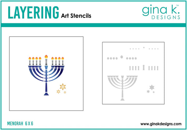 Menorah Stencil – Bumbleberry Papercrafts Ltd