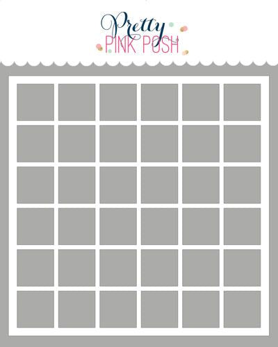 Square Grid Stencil