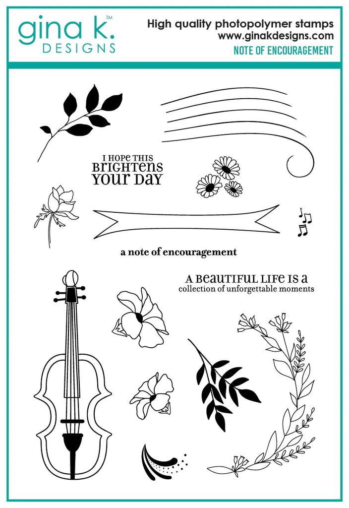 Note of Encouragement Stamp Set