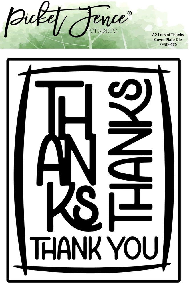 A2 Lots of Thanks Cover Plate Die*