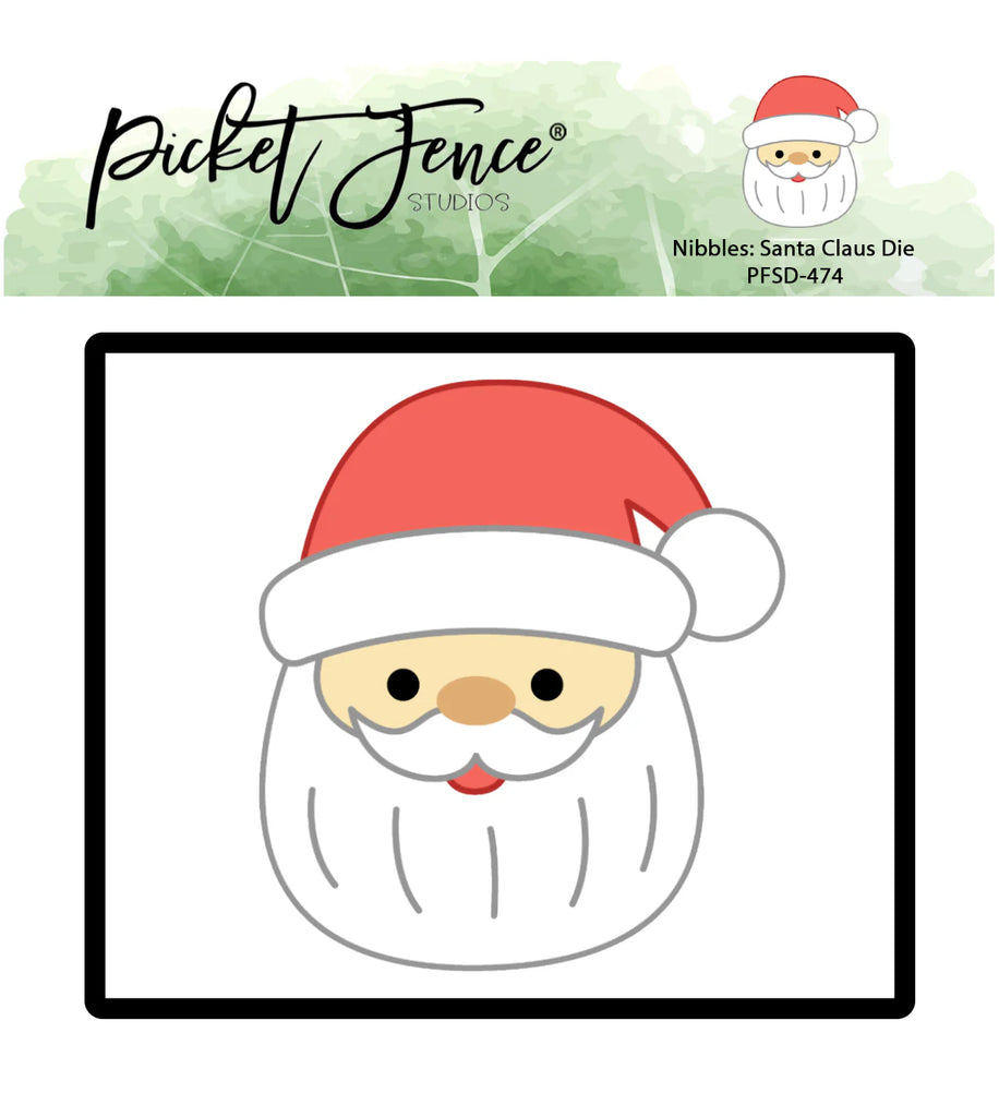 Nibbles: Santa Claus Die (Die size 3.44 x 2.74)*