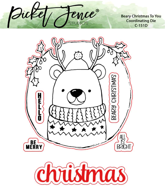 Beary Christmas to You Coordinating Die