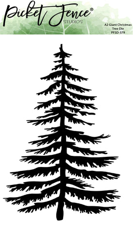 A2 Giant Christmas Tree Die (Die size 3.44 x 5.26) 4 x 6