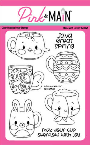 Spring Mugs Stamp Set