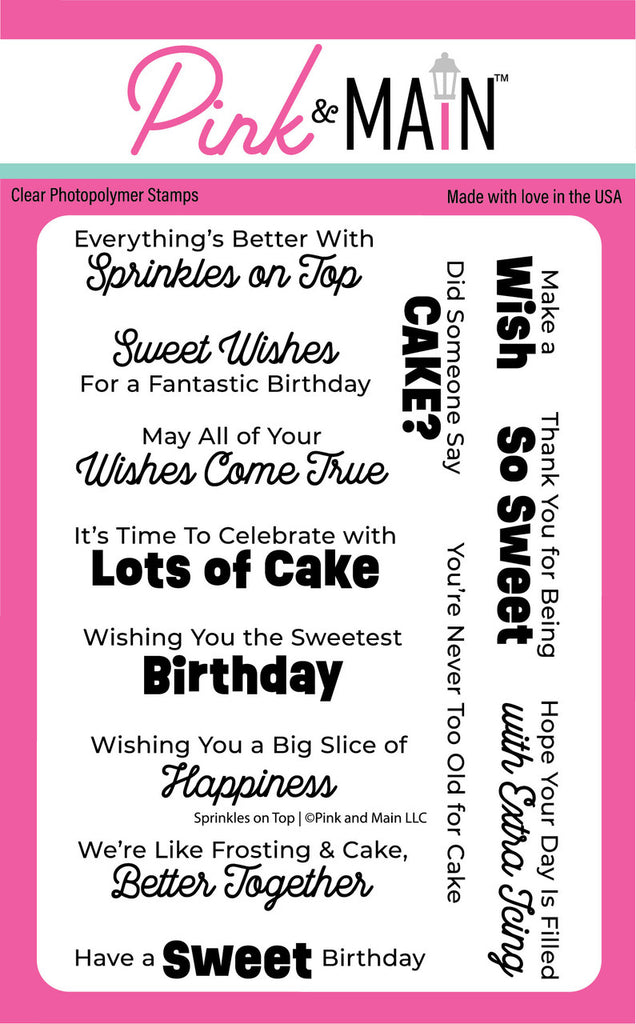 Sprinkles On Top 4X6 Stamp Set