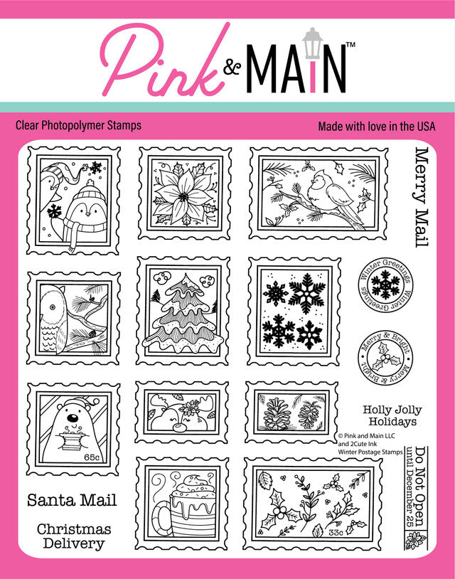 Winter Postage Stamps