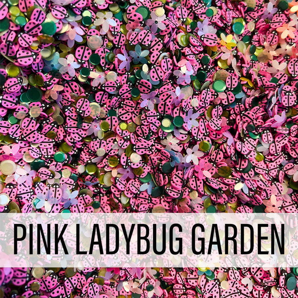 Pink Ladybug Garden Confetti