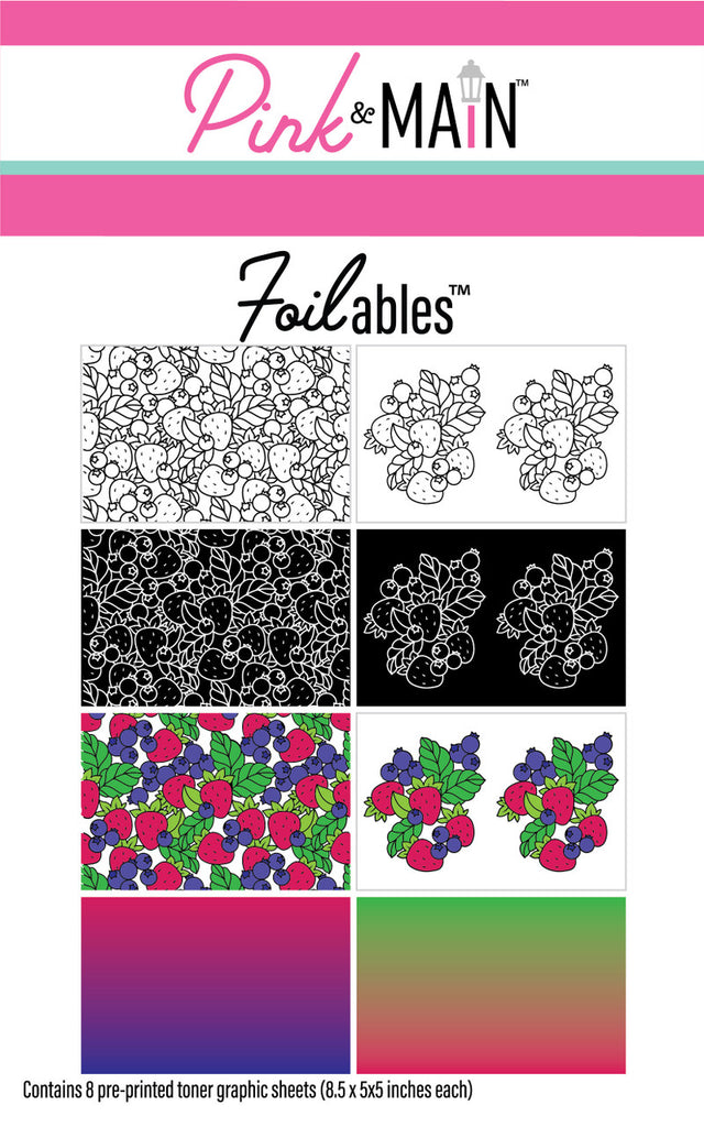 Berries Background Foilables Sheets