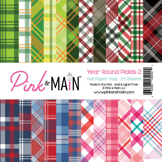 Year Round Plaid 2 6x6 Paper Pad