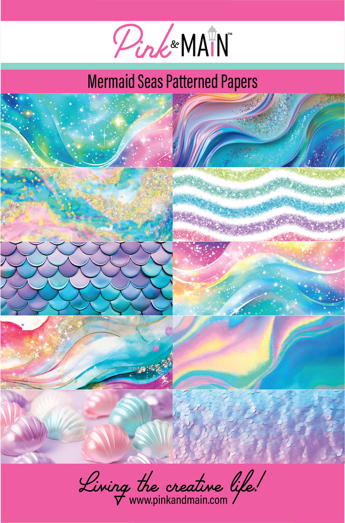 Mermaid Seas Paper Pack 8.5 x 5.5