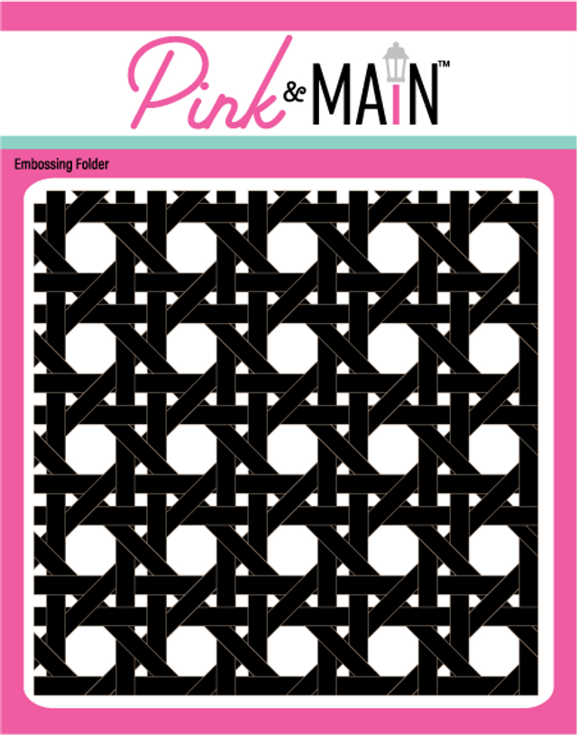 Rattan 3D 6x6 Embossing Folder