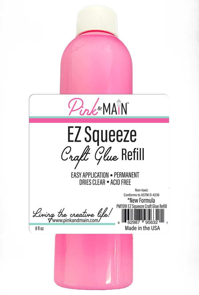 Ez Squeeze Craft Glue 8Oz Refill