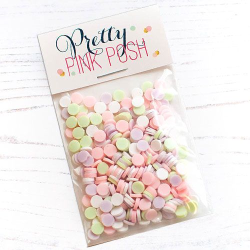 Confettis d'argile de barbe à papa
