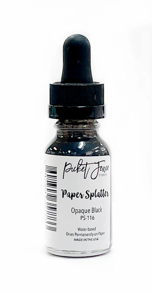 Paper Splatter-Opaque Black*