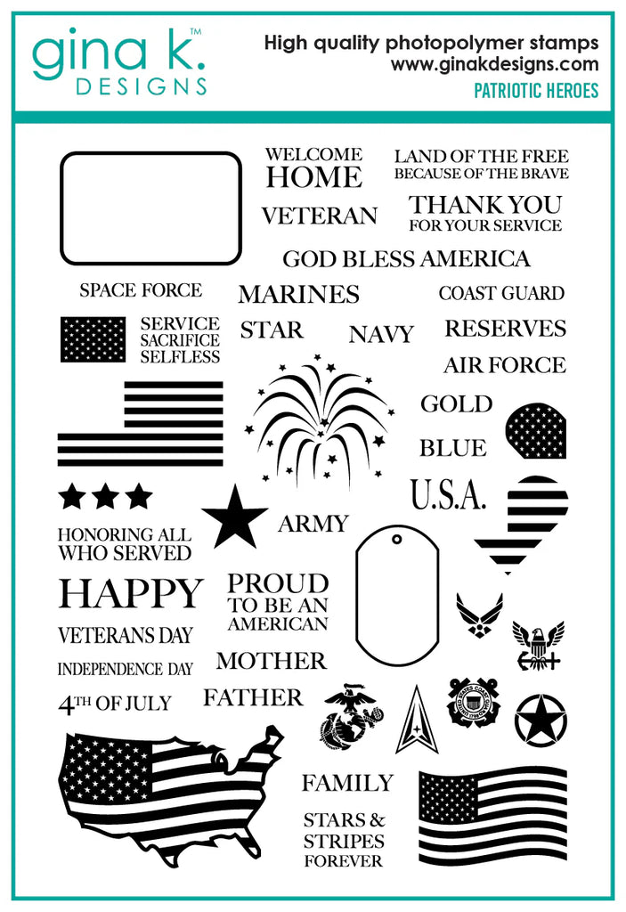 Patriotic Heroes Stamps