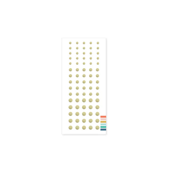 Enamel Dots: Pistachio