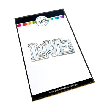 Retro Love Word Dies