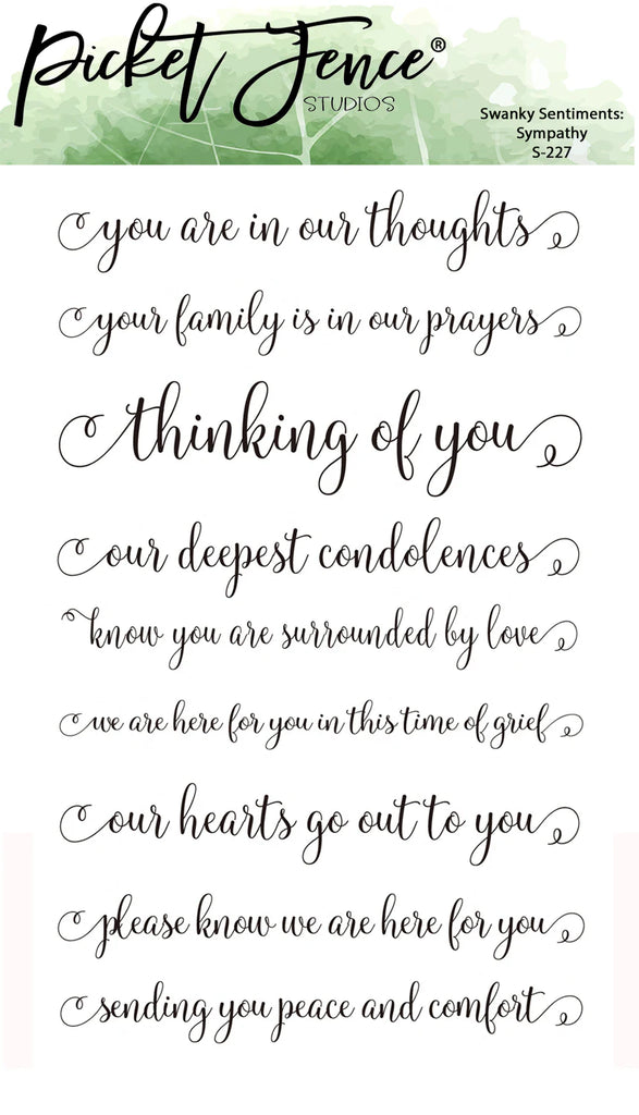 Swanky Sentiments: Sympathy Coordinating Dies*