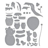 Pooh & Piglet Etched Dies from the Say Cheese Classic Pooh Collection in Collaboration with Simple Stories