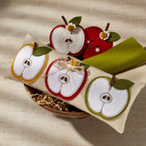 Felt Cheeky Apple Etched Dies from the Summer Felt Stitch & Create Collection by Nichol Spohr