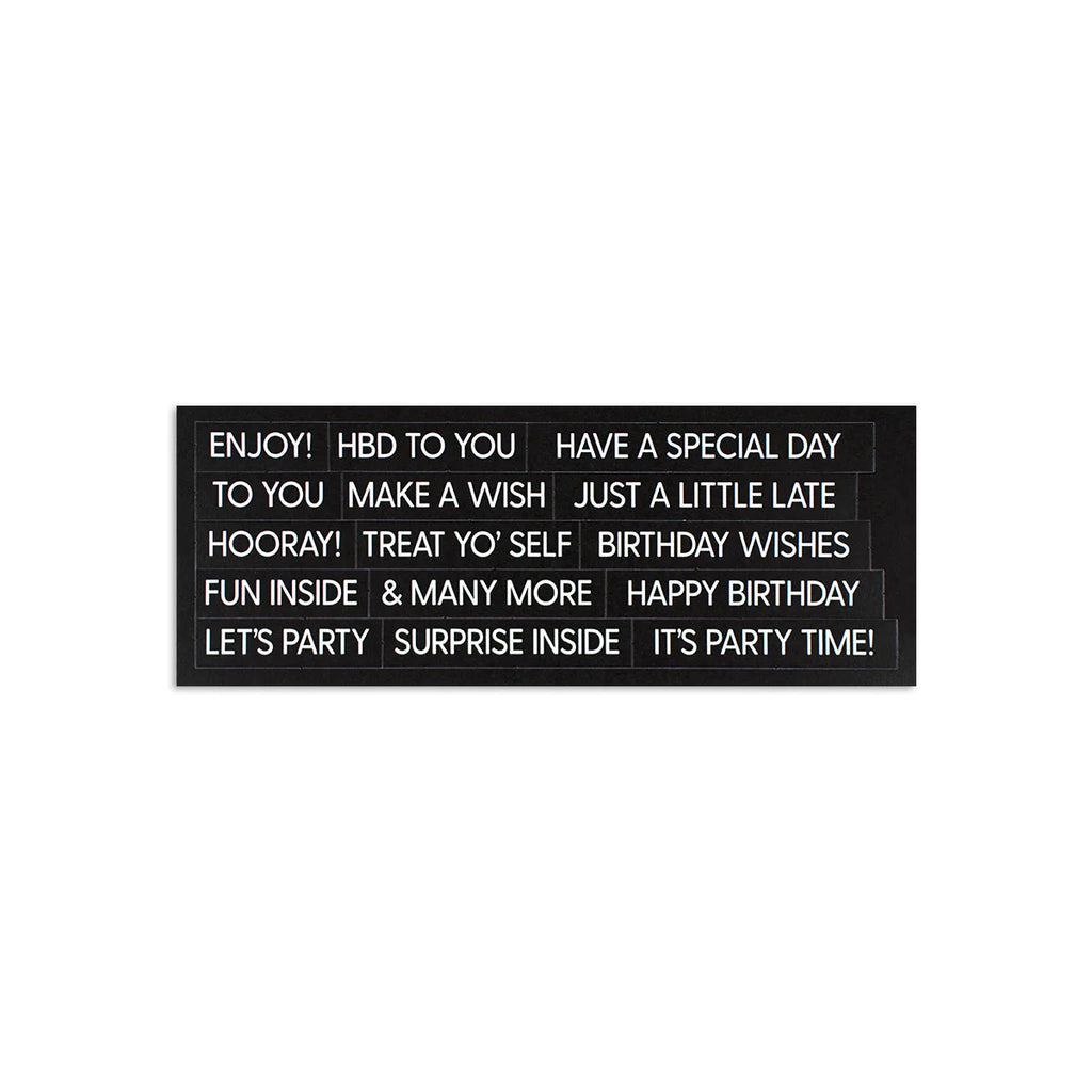 Subsentiments Birthday Diecut