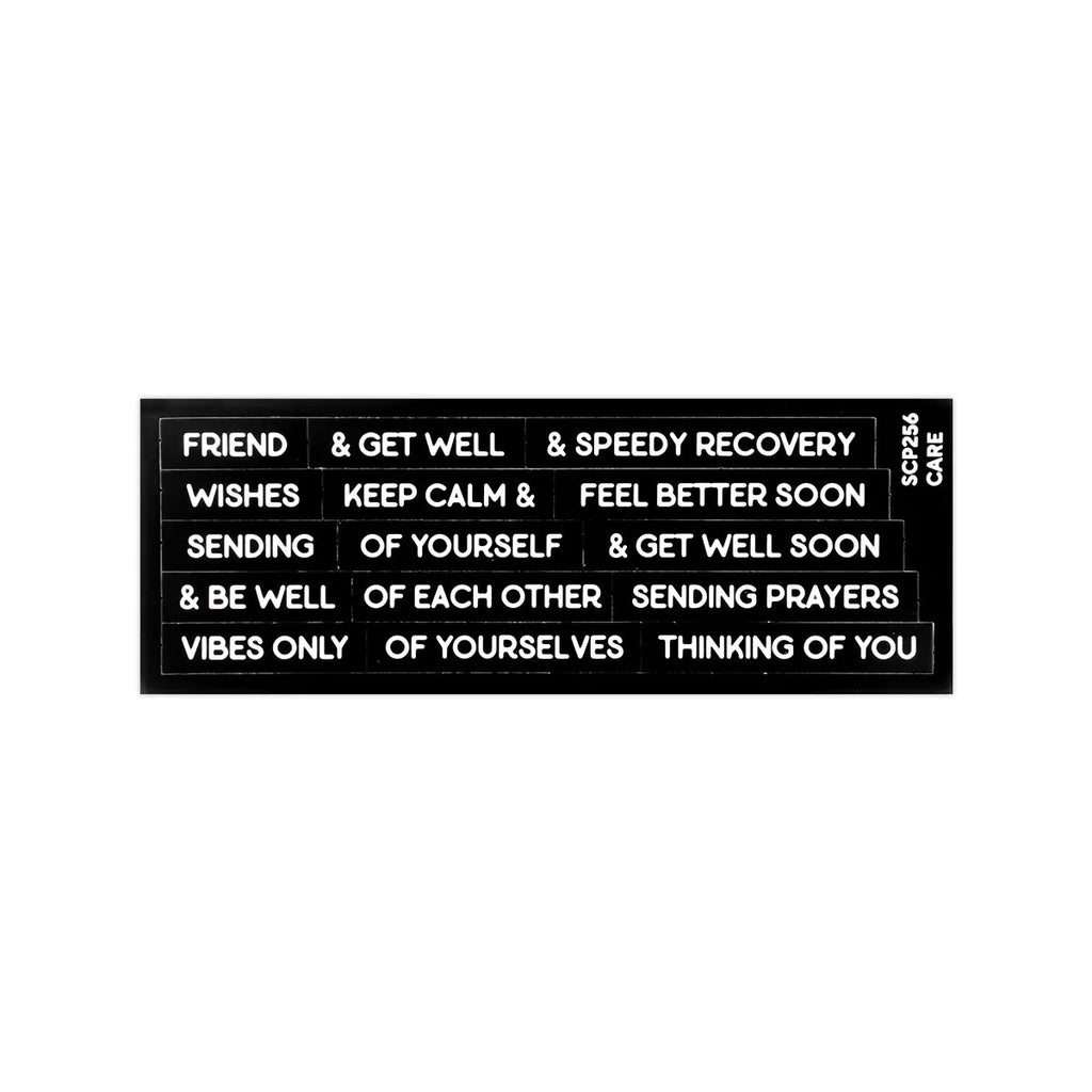 Subsentiments Care Diecut
