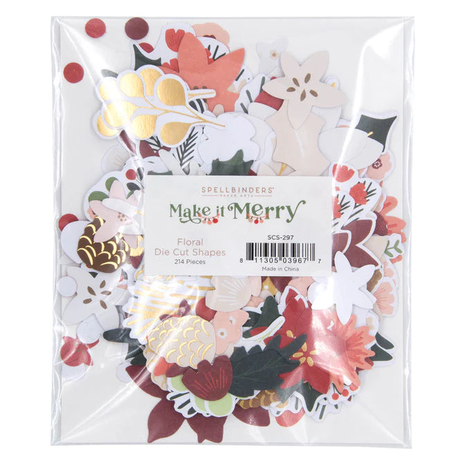 Make It Merry Floral Die Cuts from the Make It Merry Collection*