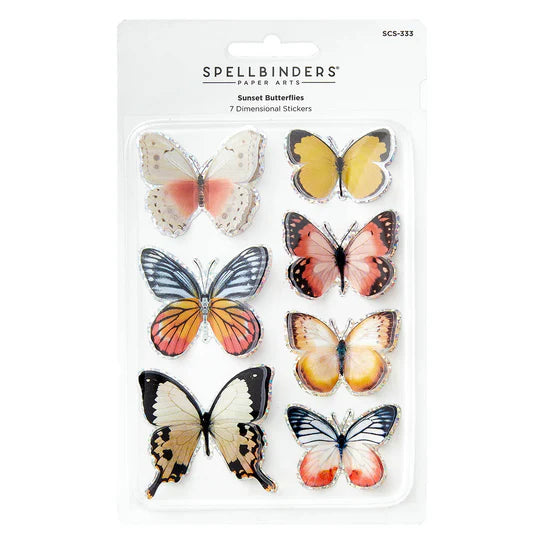 Sunset Butterflies Stickers from the Timeless Collection*