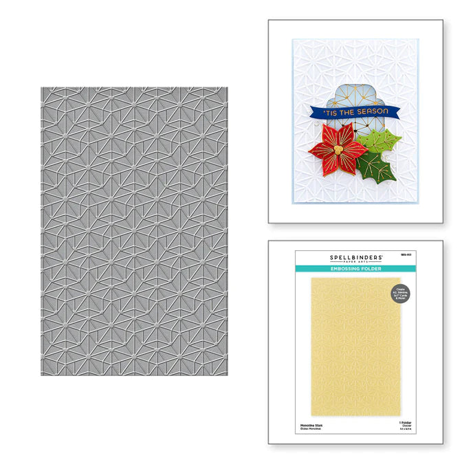 Dossier de gaufrage Monoline Stars de la collection Dancin' Christmas