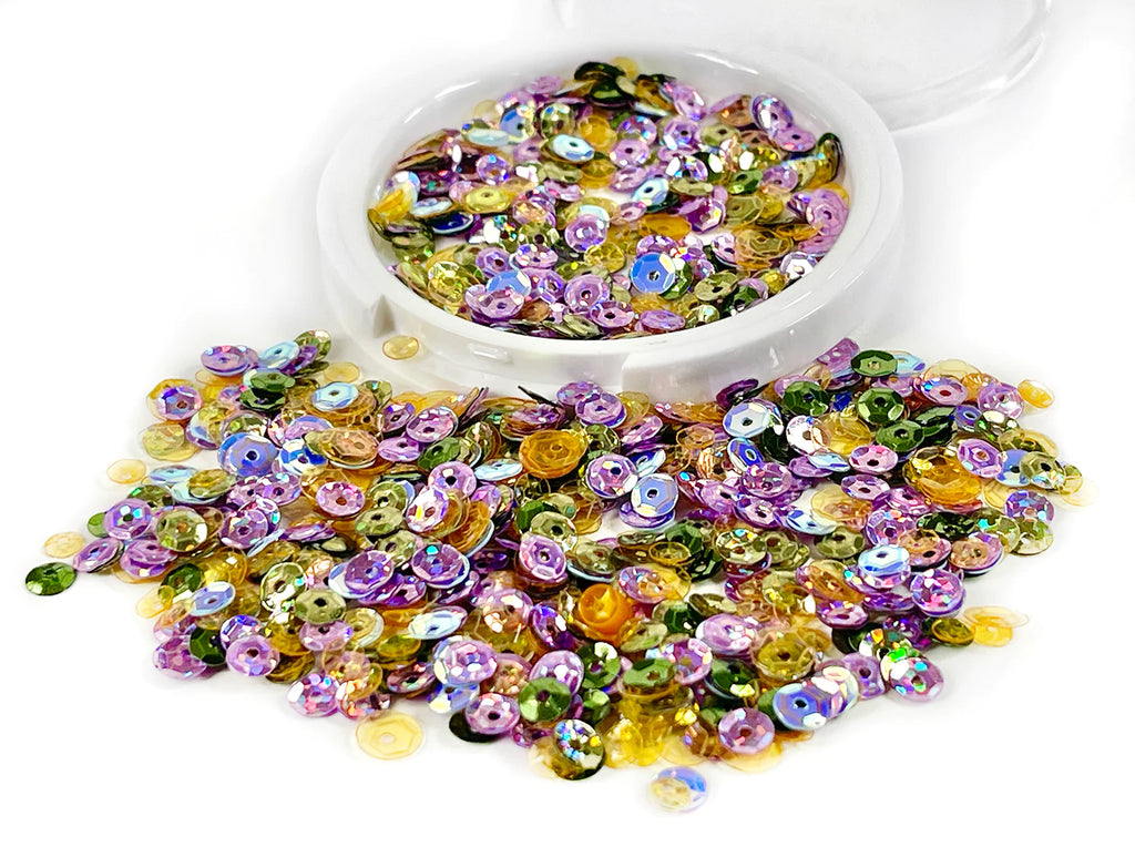 Mélange de paillettes - Couleurs de fleurs