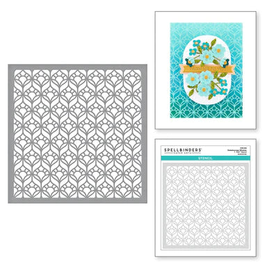 Kaleidoscope Window Stencil from the Kaleidoscope Arch Collection