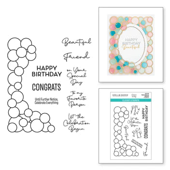 Party Balloon Garland Clear Stamp Set from the It’s My Party Collection by Carissa Wiley