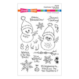 Stampendous FransFormer Snowy Friends Clear Stamp Set from the Cool Fransformers Collection