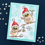 Stampendous FransFormer Snow Birds Clear Stamp Set from the Cool Fransformers Collection
