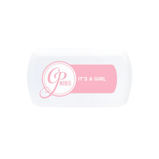 Mini tampon encreur C'est une fille
