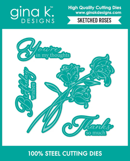 Sketched Roses Die