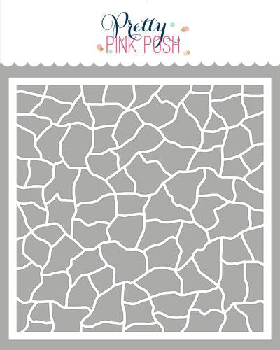 Crackle Background Stencil