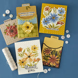 Thank You Bouquet 3D Folder and Stencil Bundle