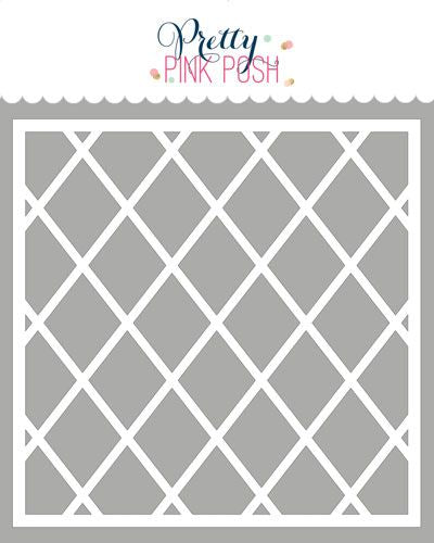 Diamond Grid Stencil