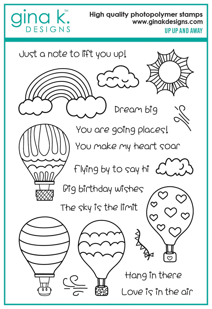 Up,Up and Away Stamps