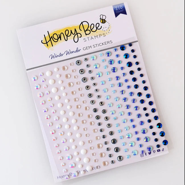 Winter Wonder Gem Stickers - 210 Count