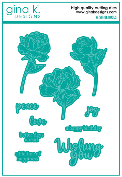 Wishful Roses Die Set – Bumbleberry Papercrafts Ltd