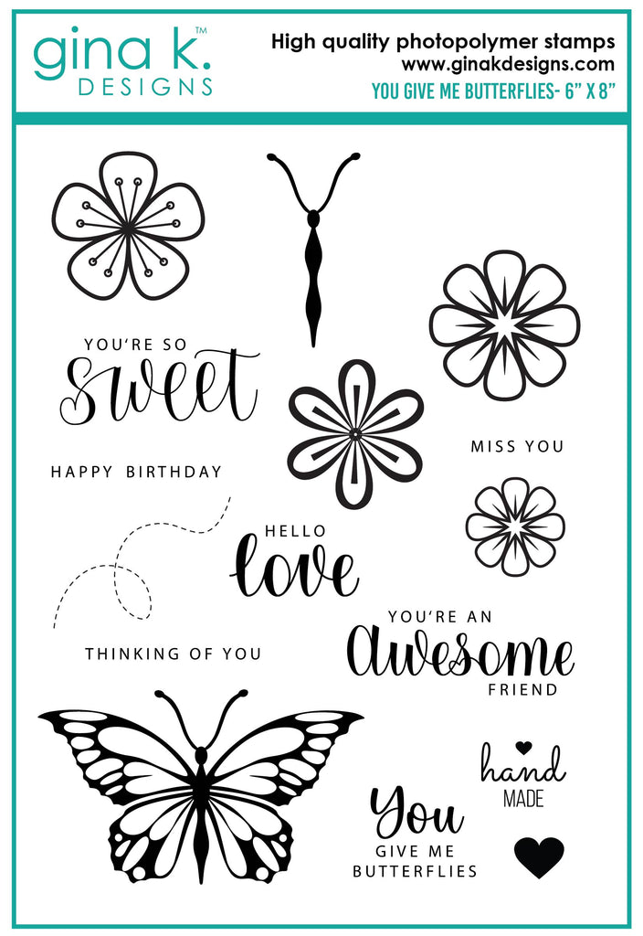 You Give Me Butterflies Stamp Set