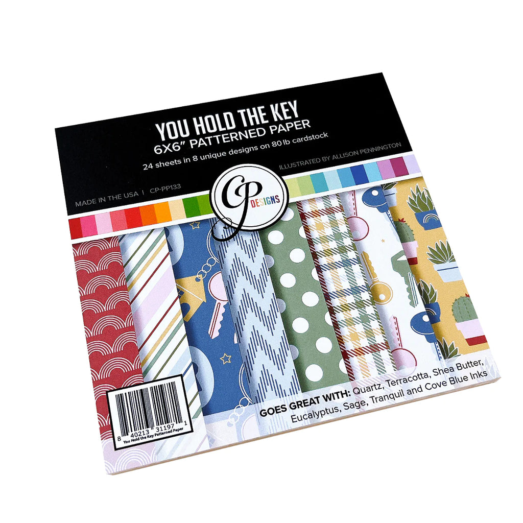 You Hold the Key Patterned Paper