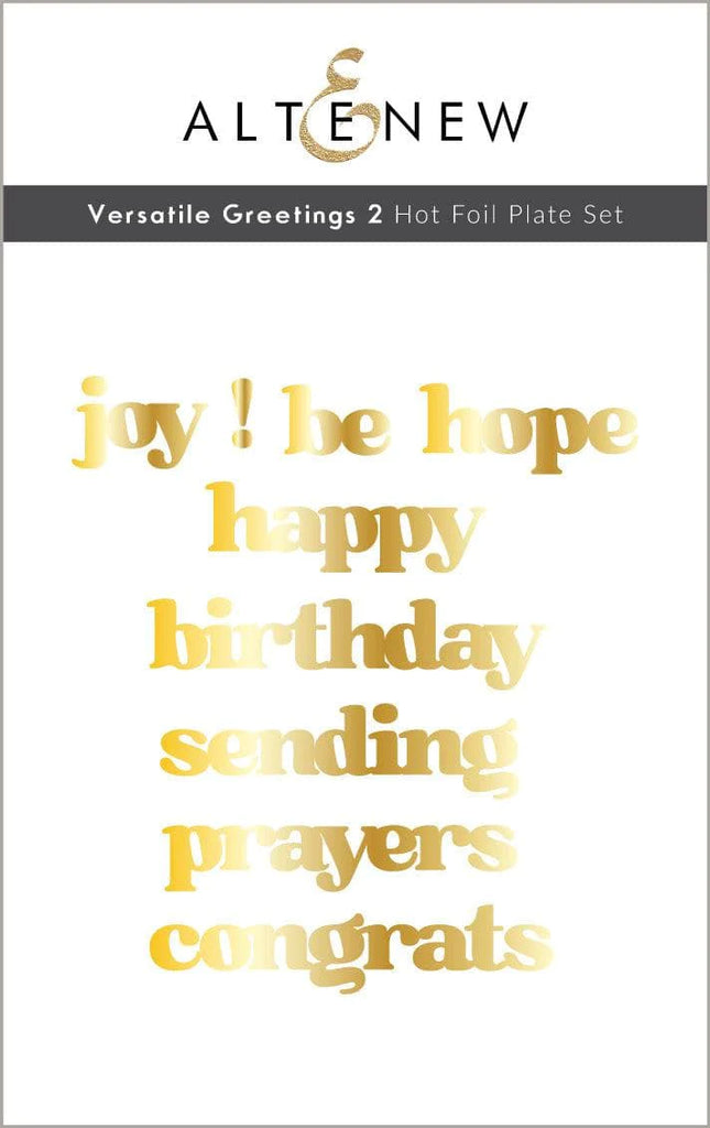 Plaque d'aluminium chaude polyvalente Greetings 2