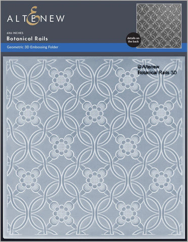 Botanical Rails 3D Embossing Folder