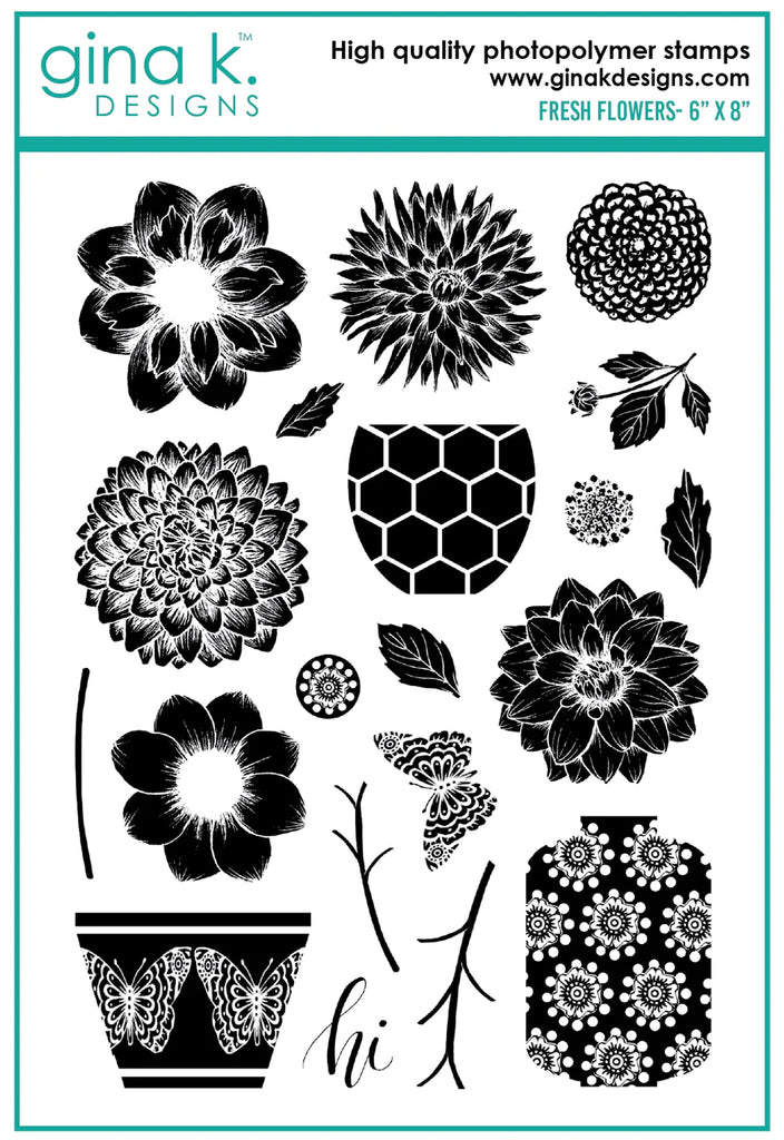 Fresh Flowers Stamp Set - RETIRING