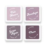 Ensemble de mini cubes d'encre à colorant frais Sugarplums