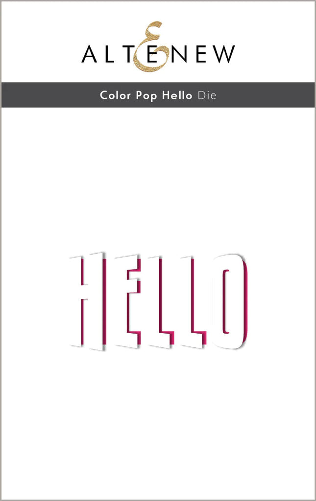 Color Pop Bonjour Die