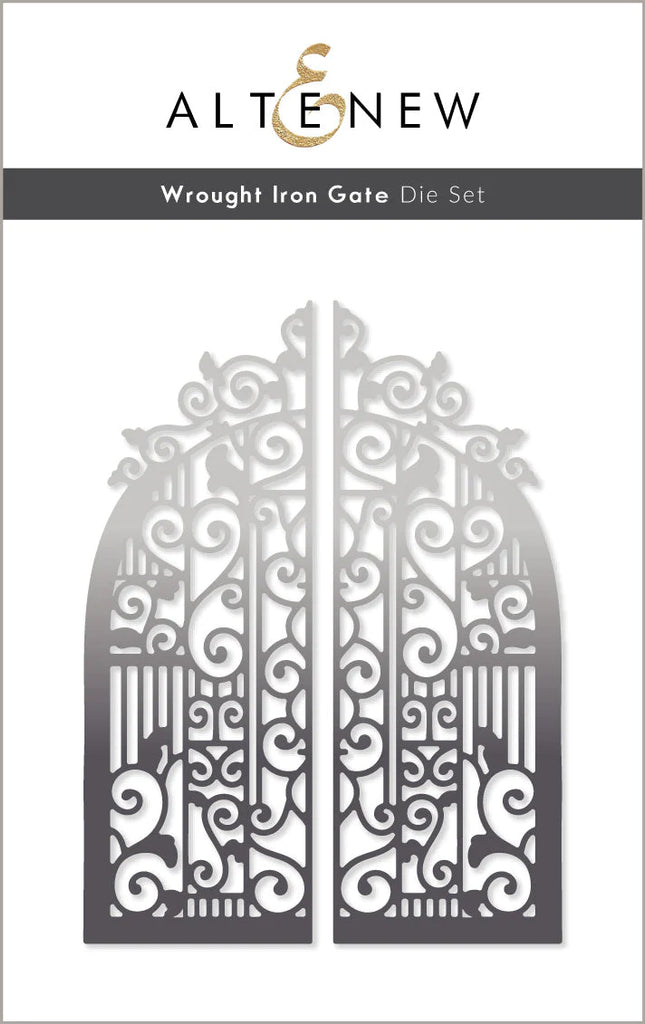 Ensemble de matrices de portail en fer forgé